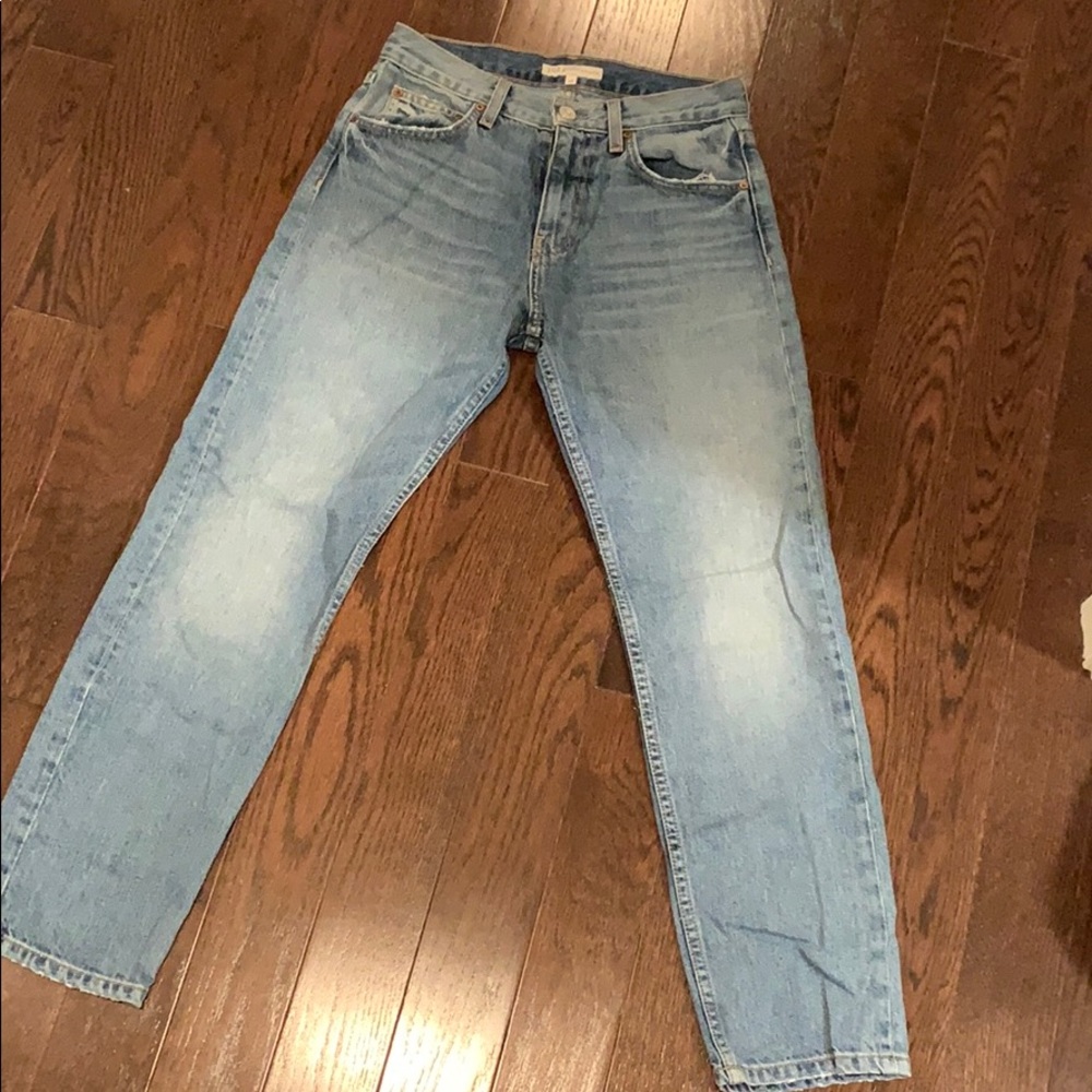Joie light wash, boot cut jeans